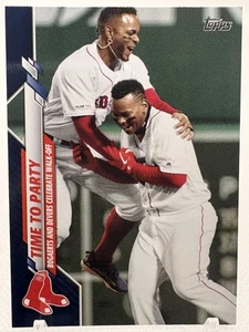 2020 Topps Update #U-273 Time to Party (Rafael Devers / Xander Bogaerts) Yellow - Picture 1 of 1