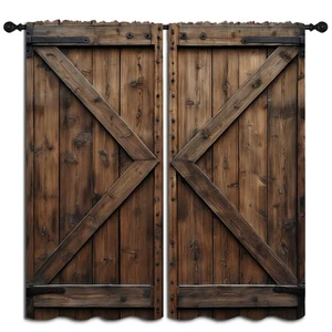 Tende oscuranti vintage per porta in legno da fienile,cabina di caccia rustica fattoria... - Foto 1 di 8