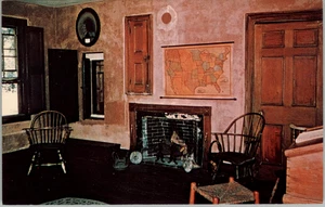 Cartolina Casa di Conteggio Moffatt-Ladd House 1763 Portsmouth NH Mappa - Foto 1 di 2