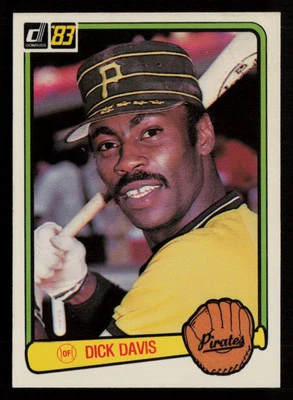 Dick Davis 1983 Donruss #647 Pittsburgh Pirates Baseball Card - Image 1 of 2