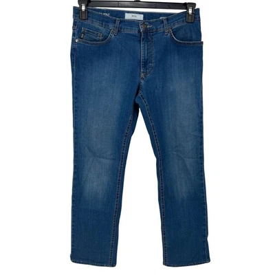 Pantalones de mezclilla BRAX Cooper para hombre geniales estilo Tec pierna recta azul talla 34/28 NOTAS - AC Foto 1 de 4