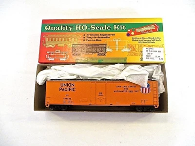 HO Roundhouse 07954 Built Union Pacific 50' Plug Door Boxcar 1950's-1960's Era - Image 1 of 4