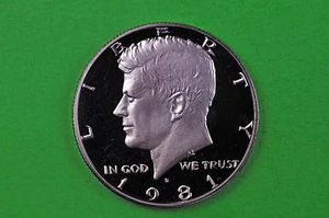 1981-S Kennedy Half Dollar Deep Cameo US GEM Proof Coin - Foto 1 di 1