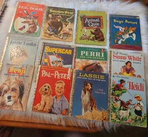 Vintage Children's Book Collection Lot Of 12 - A Little Golden Book Smokey - Imagen 1 de 8