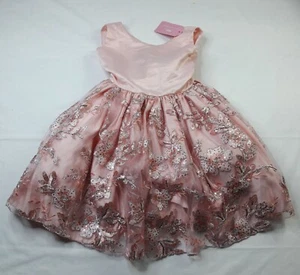 NEW, Girl’s GALA KIDS Pink Embroidered Detail Prom/Party  Dress (S). - Picture 1 of 8