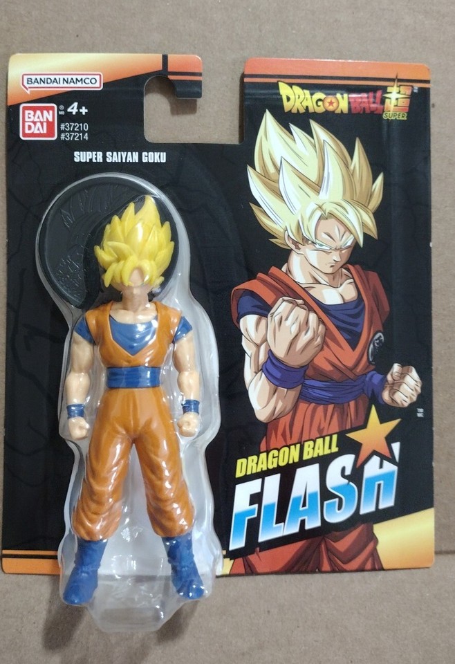 Dragon Ball Super Saiyan Goku Articulado 9cm - Dragon Ball Flash