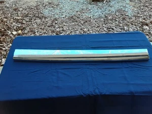 94-96 Jaguar XJS Rear Bumper Chrome Overlay Trim Molding Center Middle - Picture 1 of 3