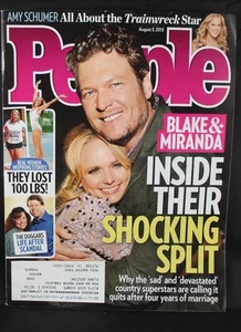 People Magazine Aug 2015, Lot of 5 - Blake & Miranda, Ben & Jen, Jen & Justin - Imagen 1 de 5