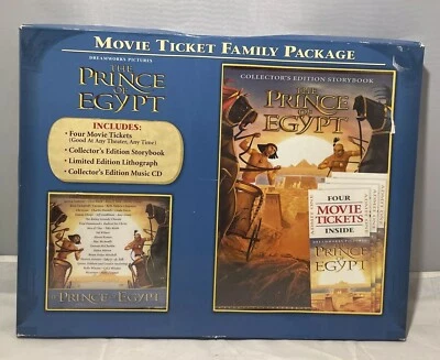 Prince Of Egypt Collectors Storybook, Lithograph Music CD SEALED NEW MOSES BIBLE - Image 1 of 3