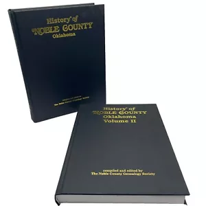 History of Noble County Oklahoma Vol. I (1987) & II (2008) Genealogy 2nd Print - Picture 1 of 24