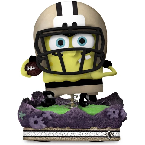 SpongeBob Squarepants New Orleans Saints Gridiron Great Bobblehead NFL Cover