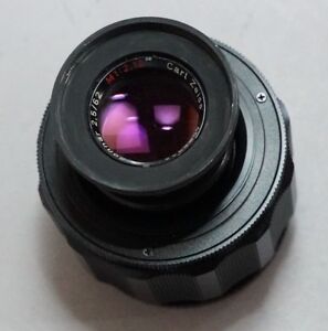 Carl Zeiss S-Sonnar 62/2.5 M1:2,12 Macro Lens Modified for Sony A7 NEX Camera