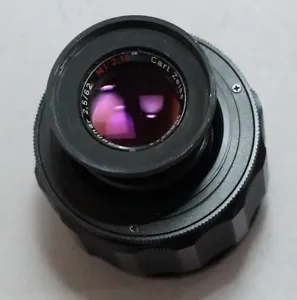 Carl Zeiss S-Sonnar 62/2.5 M1:2,12 Macro Lens Modified for Sony A7 NEX Camera - Picture 1 of 4