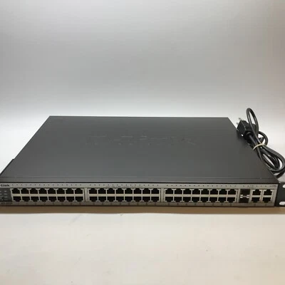 D-LINK 48-PORTS EXTERNAL SWITCH MANAGED DES-3252P WITH POWER CORD - Image 1 of 4