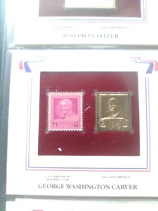 Postfrische Briefmarken Historisch abgestimmt mit einer exakten Replik 22Kt Gold - Bild 1 von 5