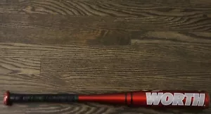 Worth COPPERHEAD WSNTB2 24" Tee T-Ball 2 1/4" 1.15 BPF X-Tended SweetSpot Bat - Picture 1 of 7