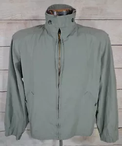 Chaqueta de Nailon Satén Vintage Años 70 Penneys Towncraft para Hombre L Barbilla Garra con Cremallera - Imagen 1 de 19