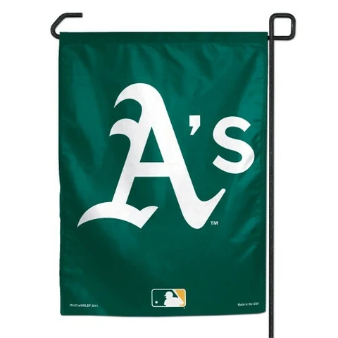 MLB OAKLAND ATHLETICS A's GARDEN FLAG 11" X 15" NEW Cover