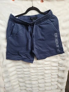 Cotton On Garments Fleece Shorts Navy Medium - Picture 1 of 4
