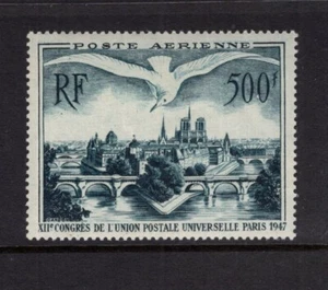 France 1947 lle de la Paris and Seagull Airmail UPU Congress MLH/MH SC C22 - Picture 1 of 2