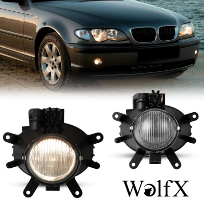 Faros antiniebla transparentes de repuesto para BMW 320i/325i/325xi/330i/330xi 2002-2005 Foto 1 de 4