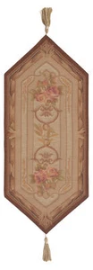Jacquard gewebter Wandteppich Tischläufer - Chaumont klein 33x14 Zoll - Blumenläufer - Bild 1 von 4