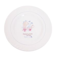 Vintage Barrats Of Staffordshire Bloomingdale's Plate Congrats On Your Baby Gift