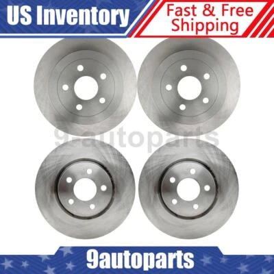 Rotores de freno de disco delanteros traseros para Chrysler PT Cruiser 2008 2009 2010 Foto 1 de 4