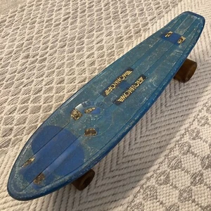 Vintage 1976 Blue Newporter Kicktail Skateboard Stoker Wheels Eliminator Trucks - Picture 1 of 16