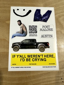 Post Malone - Austin Promo Aufkleber Set - kostenloser US-Versand - Bild 1 von 1