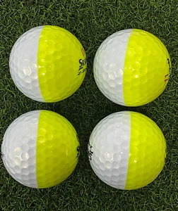 36 Srixon Z Star/XV Divide White/Yellow 2 tone Golf Balls 5A/4A Excellent Cond. - Picture 1 of 6