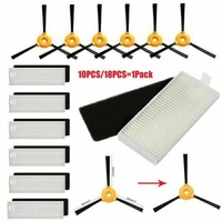 18pcs N79 N79s Filter & Side Brush Kit For Ecovacs DEEBOT Robotic Vacuum Cleaner