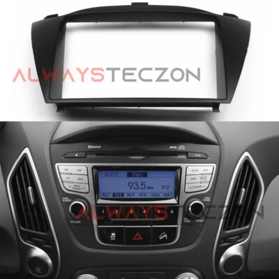 Cuadro de tablero de fascia radio estéreo de auto 2 DIN para Hyundai Tucson 2010-2015 Foto 1 de 4
