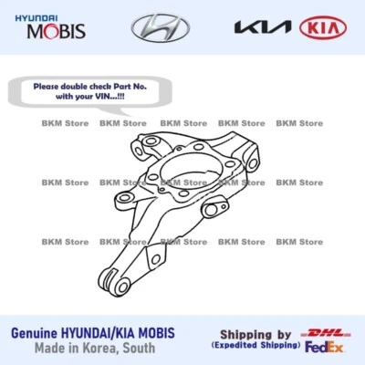 Nudillo eje delantero izquierdo genuino 51710S1AA0 para Hyundai Santa Fe 2021-2023 Foto 1 de 2