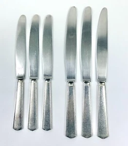 Vintage James Ryals Silver-Plated Table Knives Set of 6 – 1962/1963 Engraved - Picture 1 of 12