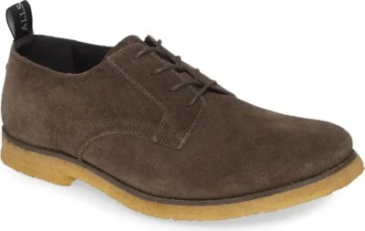 NOVO ALLSAINTS Leigh Plain Toe Derby - Cinza carvão - 11 EUA / 44UE (B23) - Imagem 1 de 4