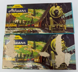 Lote de (2) trenes Athearn vacíos en cajas en miniatura SOLO CAJAS - Imagen 1 de 5