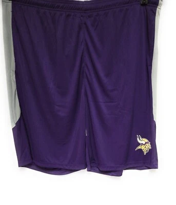 男式 Fanatics NFL 明尼苏达维京人大高涤纶标志足球短裤 — 第 1/4 张图片