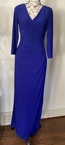 Ralph Lauren Damen Kleid lang blau/lila, festlich/Hochzeit Gr.~4 - Bild 1 von 8