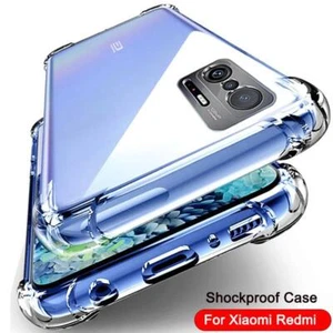 Shockproof Transparent Case For  Mi Note 10 Lite 11T Pro Ultra 9 SE For Redmi - Picture 1 of 24