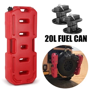 Paquete de combustible de 20 L 5 galones contenedor de gasolina lata de combustible bloqueo para Jeep ATV UTV Polaris RZR - Imagen 1 de 11