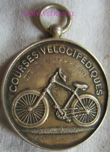 MED14160 - MEDAILLE COURSES VELOCIPEDIQUES 1895MONTFERMEIL - NEUILLY SUR MARNE - Foto 1 di 3