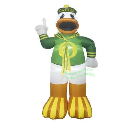7' Air Blown LED Inflatable NCAA Oregon Ducks Mascot Yard Decor Cover