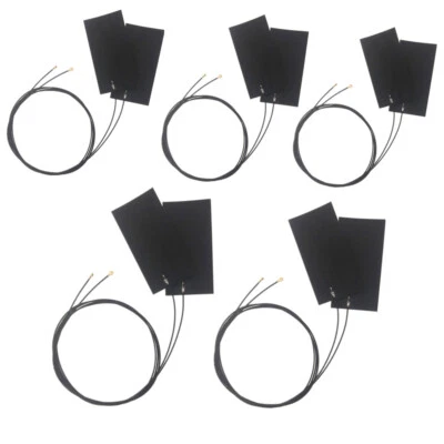 5 set MHF4 Antenna  for Intel AX200 AX201 9260 9560 BCM94360HMB Bluetooth Card - Image 1 of 4