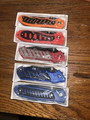 NUEVO Cuchillo de Bolsillo Plegable Frost Cutlery Héroes Patria Policía Bombero, 4.5" Foto 1 de 3