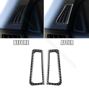 For Infiniti G37 2010-2013 Carbon Fiber Demist Air Vent Outlet Cover Trim 2PCS - Imagen 1 de 7