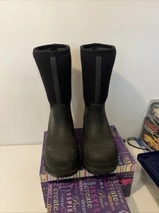 BOGS-Stivale semi gomma uomo nero taglia 10 (-72F/-60C) impermeabile ASTM F2413-18 - Foto 1 di 16