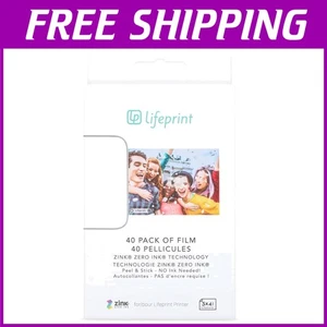 40-Pack 3x4.5 Sticky Film for Photo Printer - Picture 1 of 4