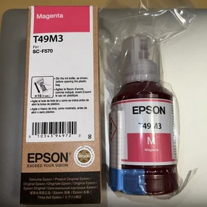 Encre de sublimation EPSON T49M3 EXPIRED MAGENTA pour SC-F570 ~ F170 ~ 140ml - Photo 1/2