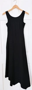 The Limited Dress XS Black Long Knit V Back Sleeves Maxi Comfortable Classic - Picture 1 of 6